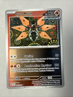 Pokemon TCG * SV Shroulded Fable * 9/64 Iron Moth REVERSE HOLO UC * FRESH PK - Image 1