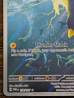 Pokemon TCG Wattrel 178/167 SV06 Twilight Masquerade Illustration Rare Holo - Image 5
