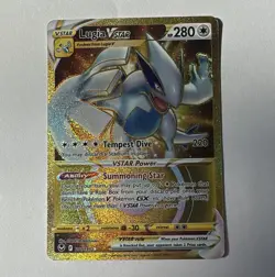 Lugia VSTAR 211/195 Silver Tempest Secret Rare Holo Full Art Gold 280 HP ENG - Image 1