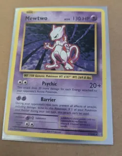2016 POKEMON MEWTWO 51/108 XY EVOLUTIONS SET PRE OWNED USED CARD - Image 1