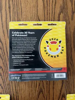 Pokemon Day 30th Anniversary Celebration Box New Sealed - Image 2