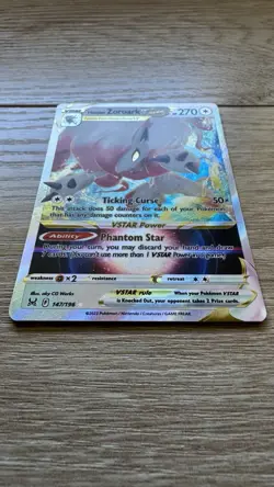 Pokemon Hisuian Zoroark VSTAR 147/196 - SWSH11: Lost Origin Ultra Rare Holo NM - Image 2