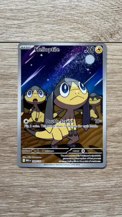 Pokemon Helioptile 143/132 - ME01:Mega Evolutions Illustration Rare Holo Card NM - Image 1