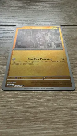 Pokemon Tyrogue 071/132 - ME01: Mega Evolution Common Reverse Holo Card NM - Image 2