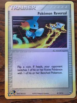 Pokemon Reversal Reverse Holo - 2003 Pokemon Card EX Ruby & Sapphire 87/109 - LP - Image 1