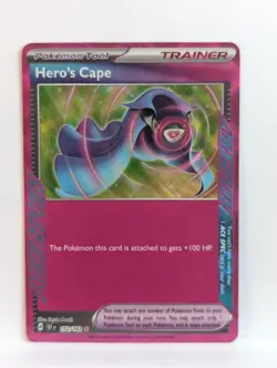 MP - Hero's Cape - 152/162 - ACE SPEC - Temporal Forces - Pokemon Card TCG - Image 1