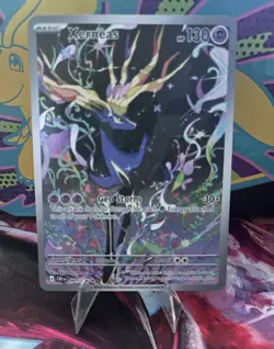Xerneas 107/159 Full Art Holo Rare CRI Pokemon TCG English - Image 1