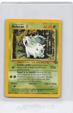 NIDORAN 57/64 - FRENCH Jungle Set - Pokemon Card - UNLIMITED - NM/M - Image 1