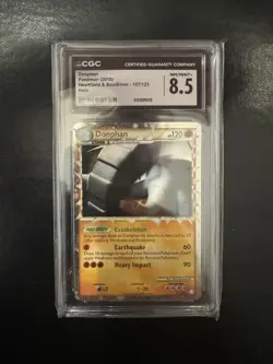 CGC 8.5 Donphan 107/123 HeartGold & SoulSilver 2010 Holo Pokemon TCG - Image 1
