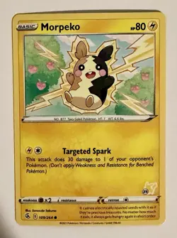 Morpeko (#23 Pikachu Stamped) 109/264 P Battle Academy 2022 NM - Image 1