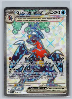 Garchomp ex 219/182 Ultra Rare Paradox Rift Pokemon Card Near Mint - Image 1