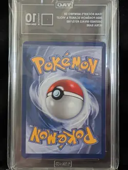 Pokemon Team Rocket's Mewtwo ex Destined Rivals Ultra Rare #213 TAG 10 Gem Mint - Image 2