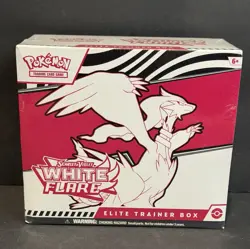 Pokemon Scarlet & Violet White Flare Elite Trainer Box ETB Sealed Sml Wrap Tear - Image 1
