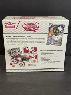 Pokemon Scarlet & Violet White Flare Elite Trainer Box ETB Sealed Sml Wrap Tear - Image 3