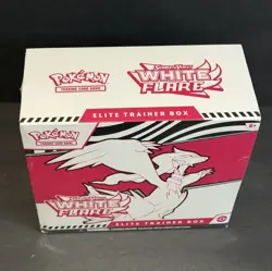 Pokemon Scarlet & Violet White Flare Elite Trainer Box ETB Sealed Sml Wrap Tear - Image 4