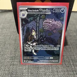 Pokemon Tcg Team Rocket’s Weezing DRI 199/182 English Full Art IR NM - Image 1
