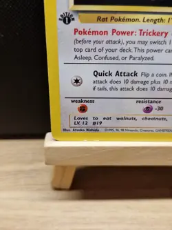 Pokemon TCG 2000 WOTC 1st Edition Team Rocket Rattata 66/82 - Excellent - Image 5