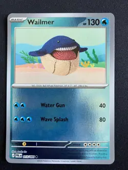 Wailmer 015/084 Pitch Black Pokemon Reverse Holo Near Mint - Image 1