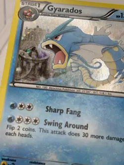 Pokemon TCG Gyarados 24/124 Dragons Exalted Cosmos Holo Rare ENG 2012 LP - Image 5