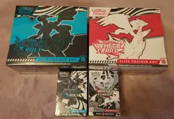 ⭐Sealed⭐Black Bolt + White Flare Elite Trainer Box & Booster Bundle⭐Pokemon TCG - Image 1
