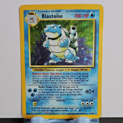 Pokemon TCG Blastoise 2/102 Base Set Holo Rare 100 HP Stage 2 English 1999 - Image 1