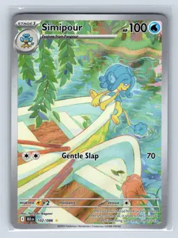 Simipour 102/086 Holo Illustration Rare Black Bolt Pokemon Near Mint - Image 1