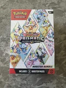 Pokemon TCG Scarlet & Violet Prismatic Evolutions Booster Bundle 6 Packs IN HAND - Image 1