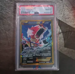 Pokemon Gyarados EX XY Breakpoint Secret Full Art #123 PSA 10 Gem Mint - Image 1