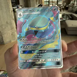 Pokemon Alolan Muk GX Ultra Rare Full Art Holo 220 HP Sm-Burning Shadows 138/147 - Image 1