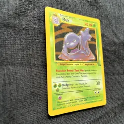 Pokemon Muk Fossil 13/62 Holo Rare Unlimited 70 HP English 1999 Wizards - Image 2