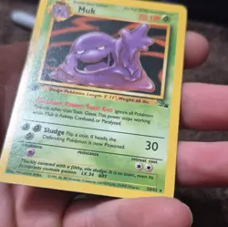 Pokemon TCG Muk 28/62 Fossil 1st Edition Rare Non Holo EN LP - Image 2