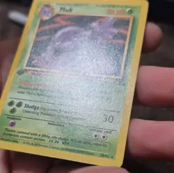 Pokemon TCG Muk 28/62 Fossil 1st Edition Rare Non Holo EN LP - Image 3