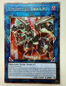 Borreload Dragon (Alternate Art) (Quarter Century Secret Rare) Yugioh! MP24 - Image 1