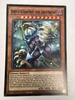 Yugioh - Infinity of the Sacred Beasts - Raviel, Lord of Phantasms - Super - 1st - Image 1