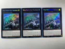 3 x Mecha Phantom Beast Dracossack RA03-EN039 Secret Rare 1st Ed YuGiOh Playset - Image 1