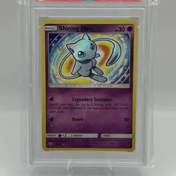 2017 POKEMON SUN & MOON SHINING LEGENDS #40 SHINING MEW-HOLO PSA 9 - Image 2