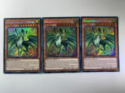 3 x Dragonmaid Lorpar RA03-EN022 Secret Rare 1st Edition YuGiOh Playset - Image 1