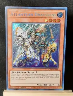 Yu-Gi-Oh! Atlantean Dragoons *SECRET RARE* RA03-EN006 1st Edition NM - Image 1