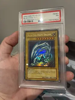 Yu-Gi-Oh! Blue-Eyes White Dragon Europe SDK-E001 1st Edition Holo PSA 1 - Image 4