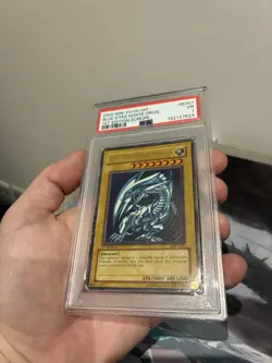 Yu-Gi-Oh! Blue-Eyes White Dragon Europe SDK-E001 1st Edition Holo PSA 1 - Image 5