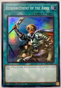 Yugioh! - Reinforcement of the Army - RA01-EN051 - Super Rare -NM/M - Image 1