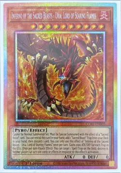 Inferno of the Sacred Beasts - Uria, Lord of Searing Flames CORI-EN005 Starlight - Image 1