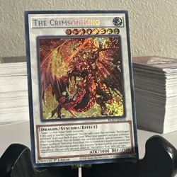 Konami Yu-Gi-Oh! The Crimson King BLZD-EN036 Blazing Dominion Secret Foil 1st - Image 1