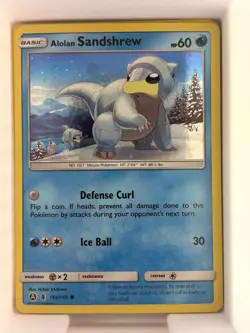 ALOLAN SANDSHREW 19A/145 HOLO PROMO ALTERNATE ART PROMOS POKEMON HOLO LP - Image 1