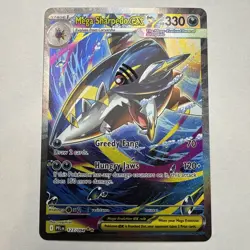 Mega Sharpedo EX 127/094 Me02: Phantasmal Flames Holo - Image 1