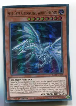 Yu-Gi-Oh! Blue Eyes Alternative White Dragon Super Rare englisch RA02-EN010 - Image 1