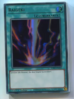 Yu-Gi-Oh! Raigeki Ultra Rare RA05-DE110 Artwork Alt - Image 1
