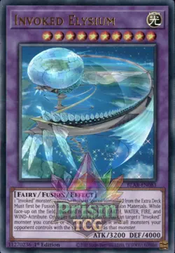 1st ed Invoked Elysium ultra rare BLAR-EN083 Yugioh - Image 1