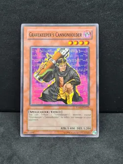 Yugioh Gravekeeper's Cannonholder TU02-EN013 Common Turbo Pack NM - Image 1