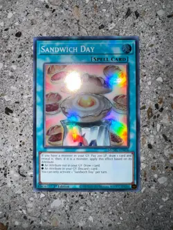 Yugioh TCG Sandwich Day MZMU-EN056 Super Rare 1st Edition NM - Image 3